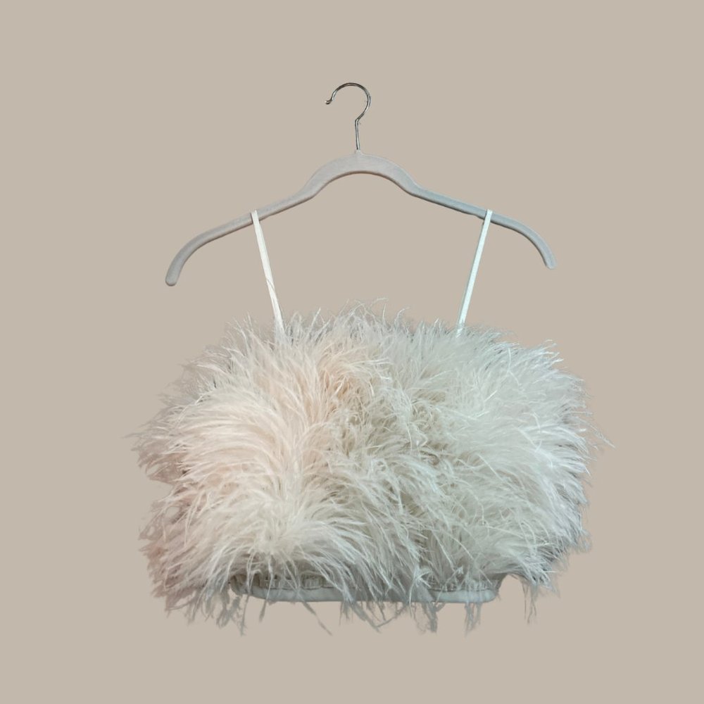 Akira Feather Cropped Tank
